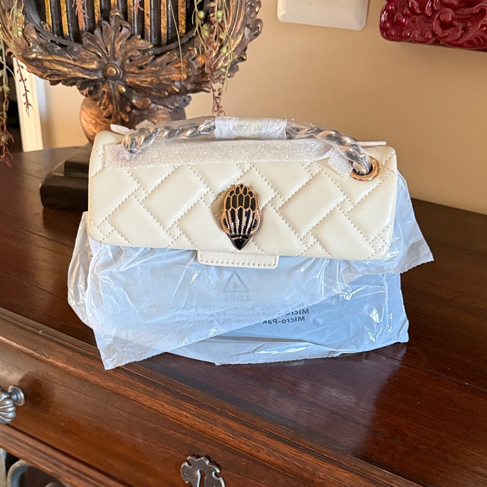 Kurt Geiger mini Kensington black and cream New